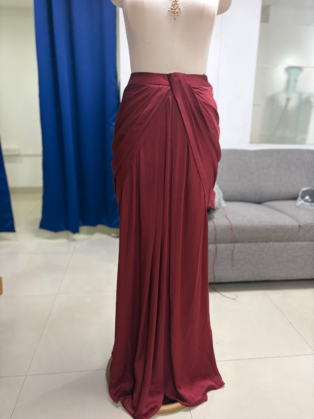 Paradox drape skirt