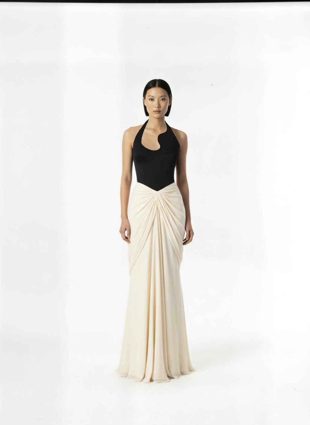 Paradox drape skirt